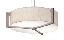 AFX Lighting, Inc. APP1932LAJUDWG-JT - Apex 21'' LED Pendant - Weathered Grey Finish - Jute Shade