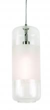 AFX Lighting, Inc. HRP06MBSNCL - Hermosa Pendant - Satin Nickel - Clear