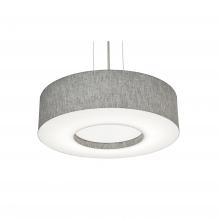 AFX Lighting, Inc. MCP1932MBBK-GY - Montclair 19'' Med Base Pendant - BK w/ GY