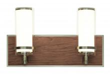 AFX Lighting, Inc. RNV15081200L30D1SN - Arden 2-Light LED Vanity - Satin Nickel