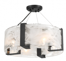 Minka-Lavery 3614-66A - Cloud Break - 4 LT Semi Flush