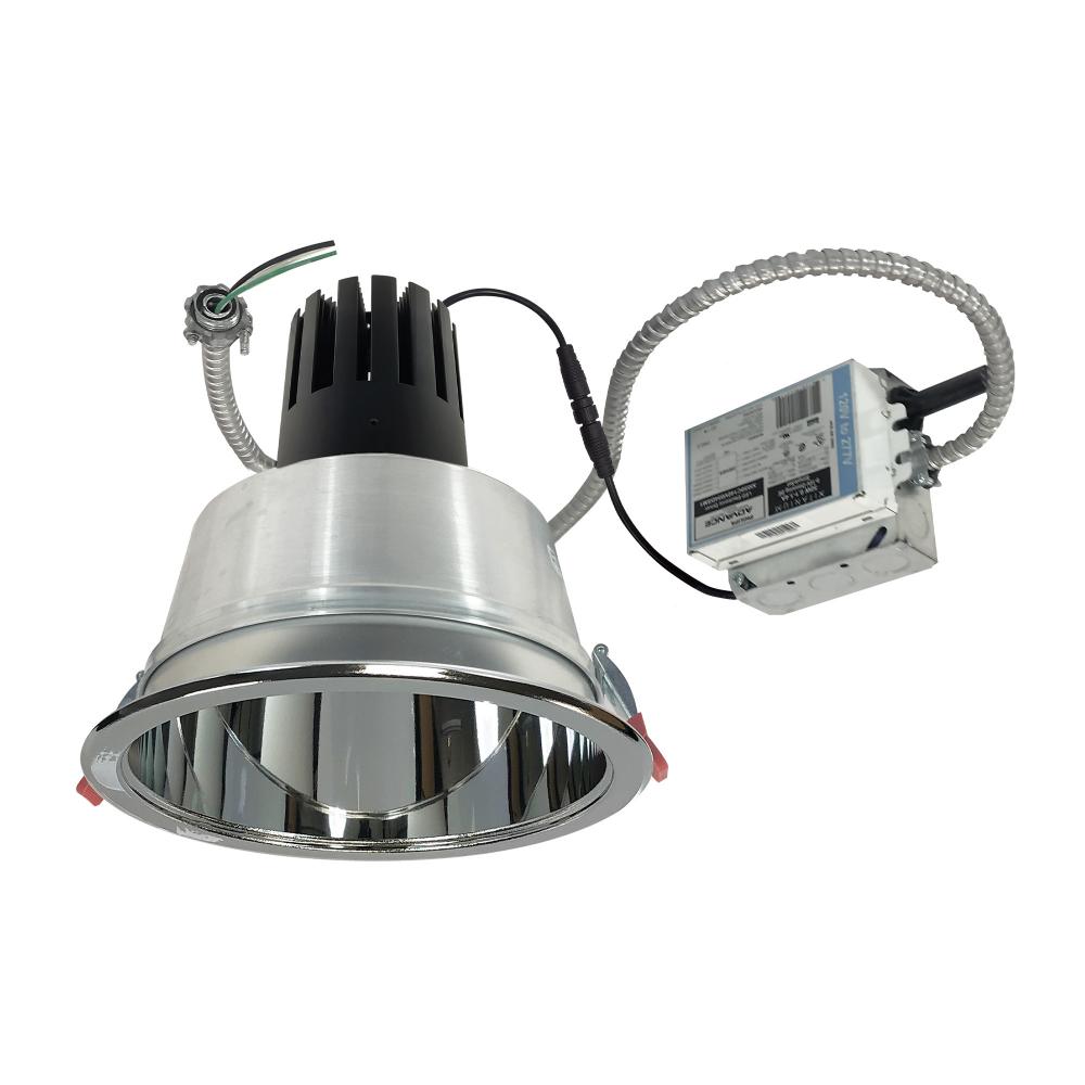 8" Sapphire III Retrofit, Clear Reflector/ Clear Flange, 120V; 0-10V Dimming, 4500lm / 46W,