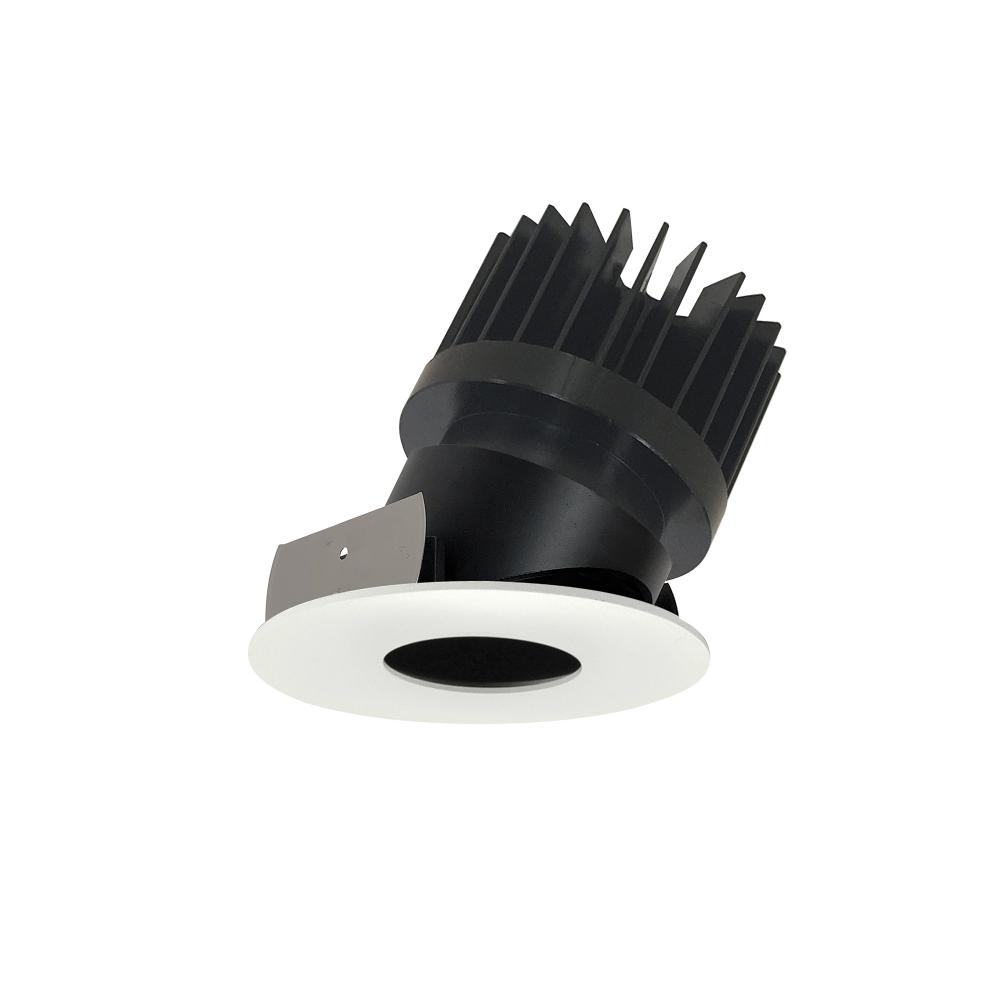 4" Iolite LED Round Adjustable Pinhole, 1500lm/2000lm/2500lm (varies by housing), 2700K, Black