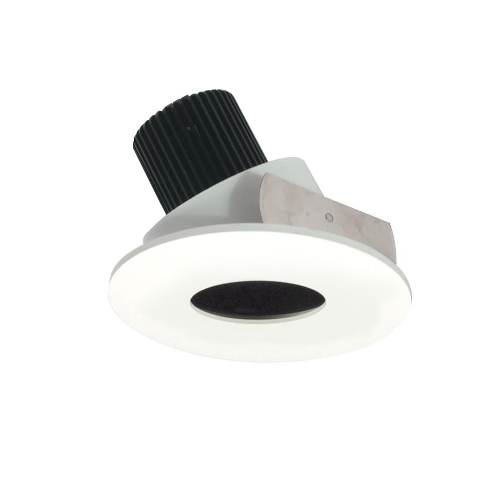 4" Iolite LED Round Adjustable Pinhole, 1000lm / 14W, 3500K, Matte Powder White Pinhole / Matte