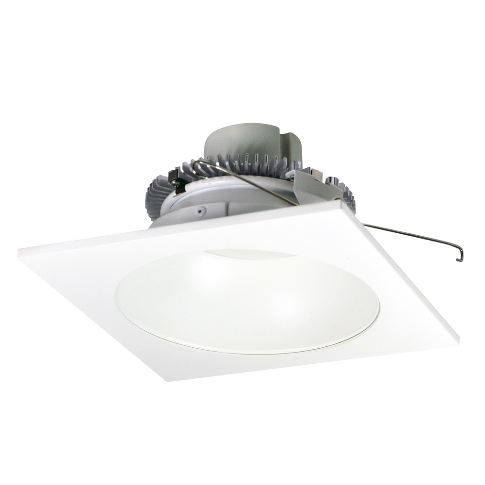 6" Cobalt Click Square Retrofit Reflector with Round Aperture, 750lm / 10W, 2700K, Matte Powder