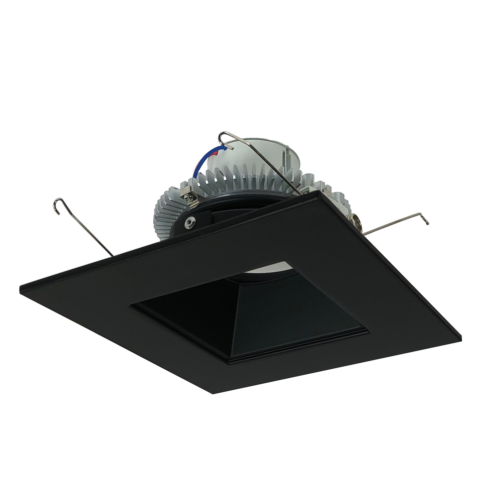 6" Cobalt Click Square Retrofit Reflector with Square Aperture, 1000lm / 12W, 3500K, Black