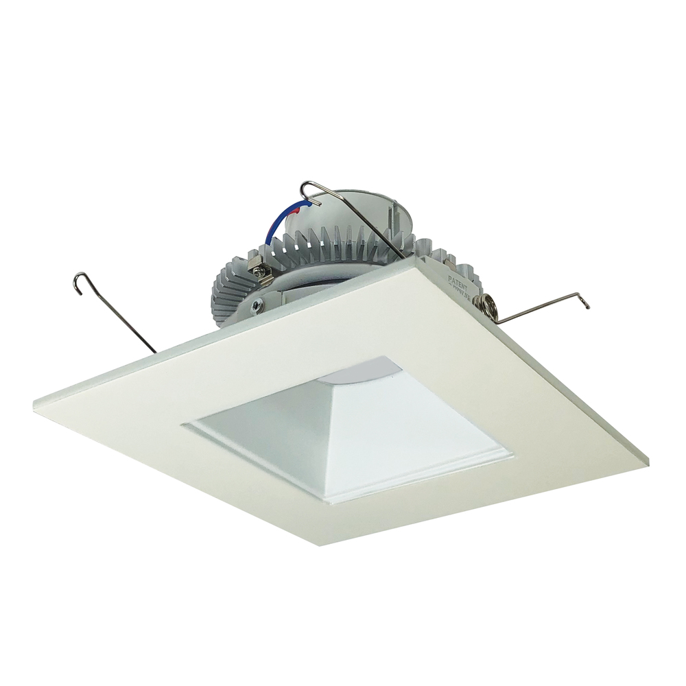 6" Cobalt Click Square Retrofit Reflector with Square Aperture, 1000lm / 12W, 3500K, White