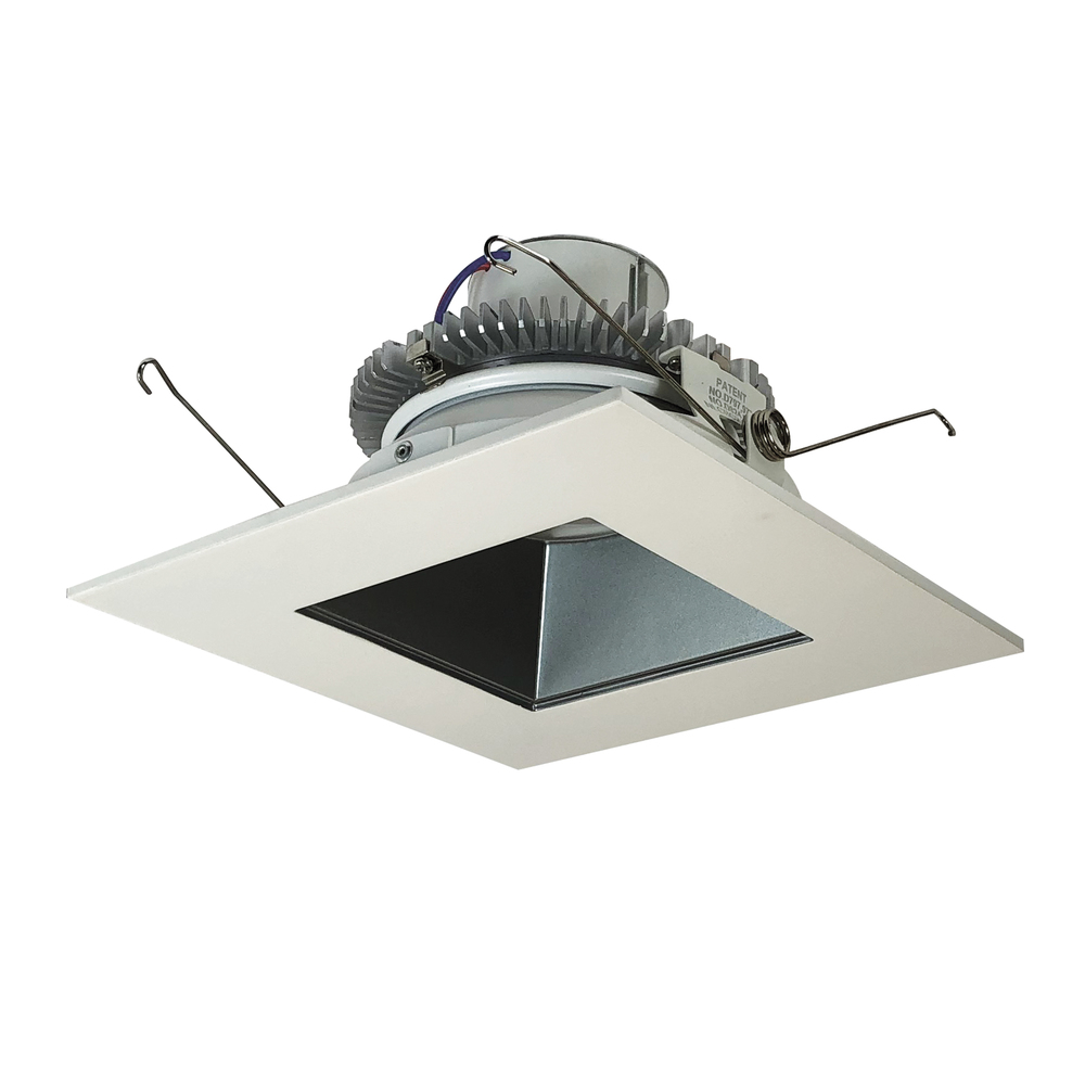 6" Cobalt Click Square Retrofit Reflector with Square Aperture, 750lm / 10W, 4000K, Pewter