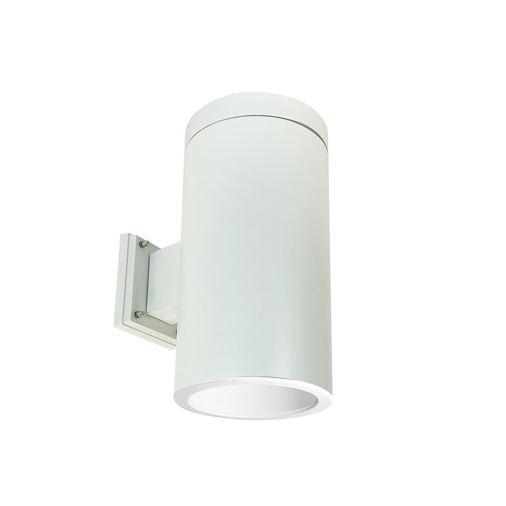 6" Cylinder, White, Wall Mount, 20W Med Base LED, Refl., White