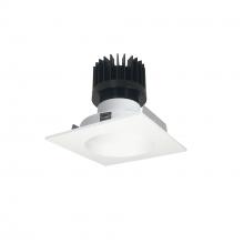 Nora NIO-4SNDCCDXMPW/HL - 4" Iolite LED Square Reflector with Round Aperture, 1500lm/2000lm/2500lm (varies by housing),