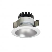 Nora NRM3-51L230FHZW - 5" Marquise III Round Open Reflector, 1500lm, 3000K, Flood Optic, Haze Reflector/White Flange