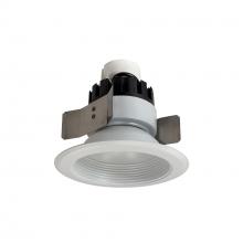 Nora NRMC3-52L130NWW - 5" Marquise III Retrofit, White Baffle/White Flange, 120-277V; 0-10V Dimming, 1300lm / 12W,