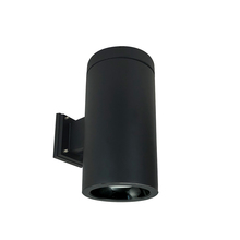 Nora NYLD2-6W075135BBB/PEM - 6" Cobalt Wall Mount Cylinder, Black, 750L, 3500K, Black/Black Reflector, 120V Triac/ELV