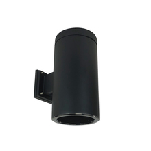 Nora NYLS3-6W1L235NP01BBB - 6" Sapphire III Wall Mount Black Cylinder, Black Reflector/Black Flange, 120V; Phase Dimming,