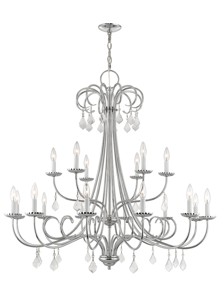 18 Lt CH Foyer Chandelier