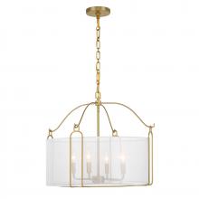 Savoy House 7-1693-4-322 - Ashlay 4-Light Pendant in Warm Brass