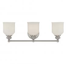 Savoy House 8-6836-3-SN - Melrose 3-Light Bathroom Vanity Light in Satin Nickel