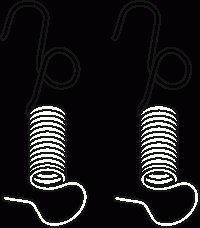 Coil Springs, I Pair