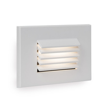 WAC US WL-LED120F-C-WT - LED Horizontal Louvered Step and Wall Light