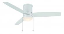 WAC US F-073L-MW - Atlantis Flush Matte White With Luminaire