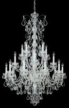 Schonbek 1870 1716-51 - Century 20 Light 120V Chandelier in Black with Heritage Handcut Crystal