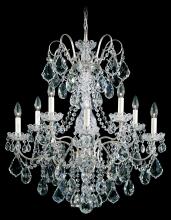 Schonbek 1870 3657-22H - New Orleans 10 Light 120V Chandelier in Heirloom Gold with Heritage Handcut Crystal