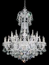 Schonbek 1870 6816-40H - Olde World 35 Light 120V Chandelier in Polished Silver with Clear Heritage Handcut Crystal