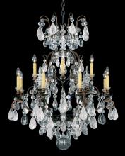 Schonbek 1870 3572-51CL - Renaissance Rock Crystal 13 Light 120V Chandelier in Black with Clear Crystal and Rock Crystal