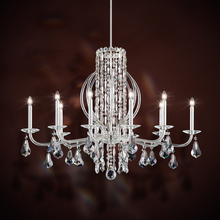 Schonbek 1870 RS8310N-06H - Siena 10 Light 120V Chandelier in White with Heritage Handcut Crystal