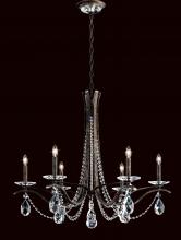 Schonbek 1870 VA8336N-48H - Vesca 6 Light 120V Chandelier in Antique Silver with Heritage Handcut Crystal