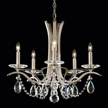 Schonbek 1870 VA8355N-06H - Vesca 5 Light 120V Chandelier in White with Heritage Handcut Crystal