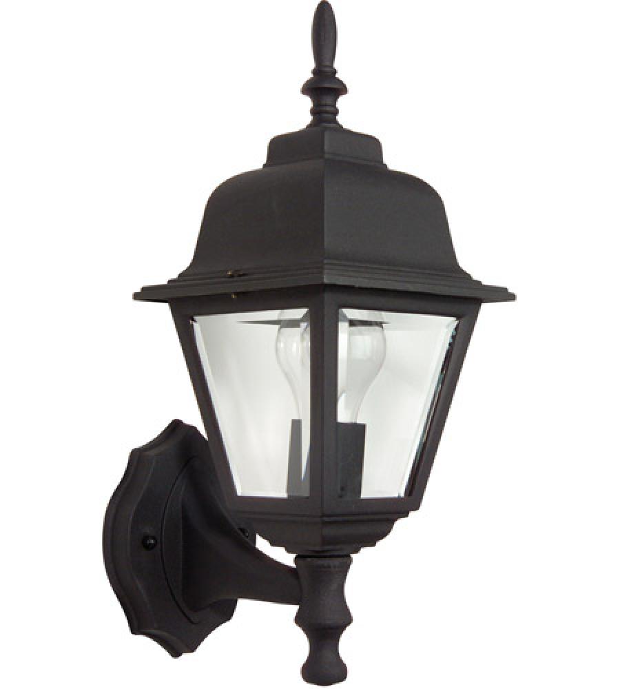 Coach Lights Cast 1 Light Small Outdoor Wall Lantern in Textured Black