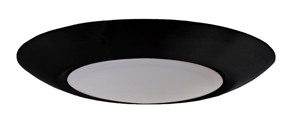 Slim Line 1 Light 6" LED Flushmount in White (7" Overall Diameter)