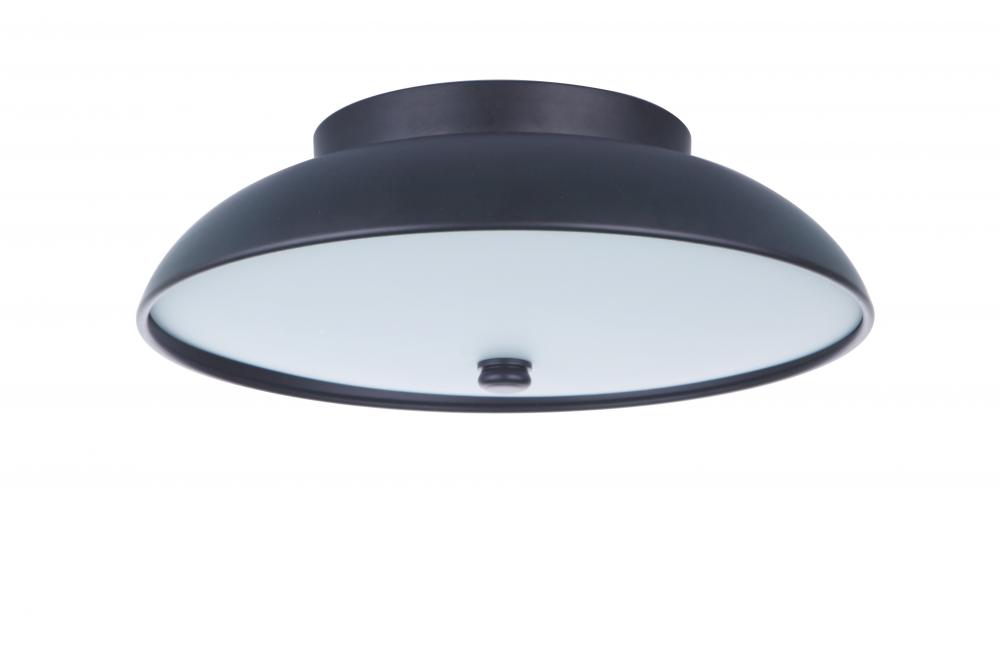 Soul 1 Light 10.5" LED Flushmount in Flat Black