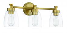 Craftmade 12724SB3 - Henning 3 Light Vanity in Satin Brass