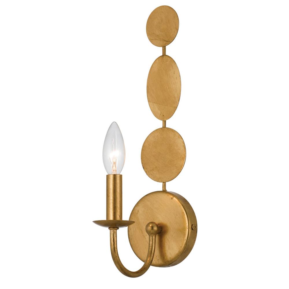 Layla 1 Light Antique Gold Sconce