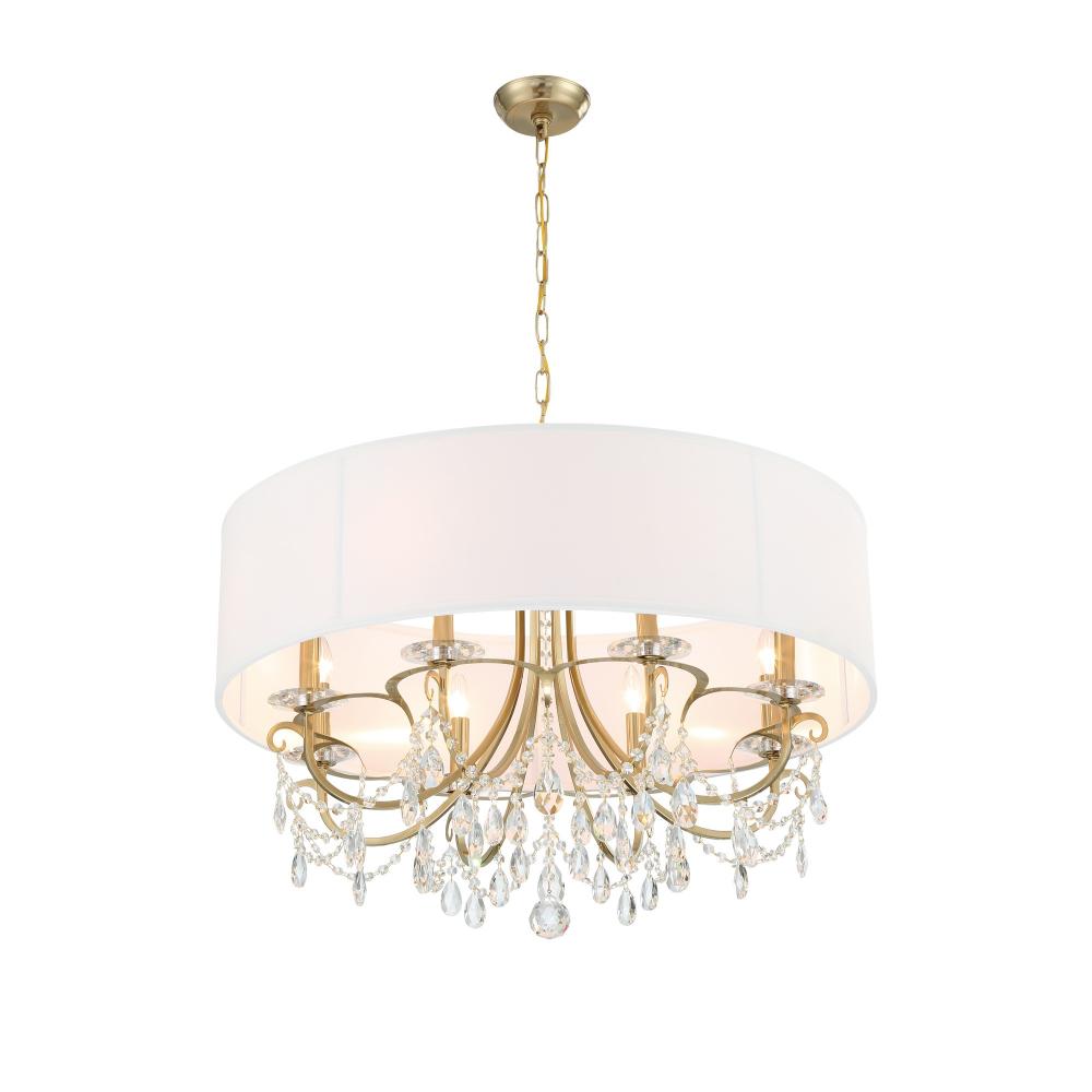 Othello 8 Light Vibrant Gold Chandelier