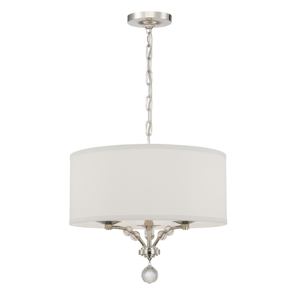 Mirage 3 Light Polished Nickel Chandelier