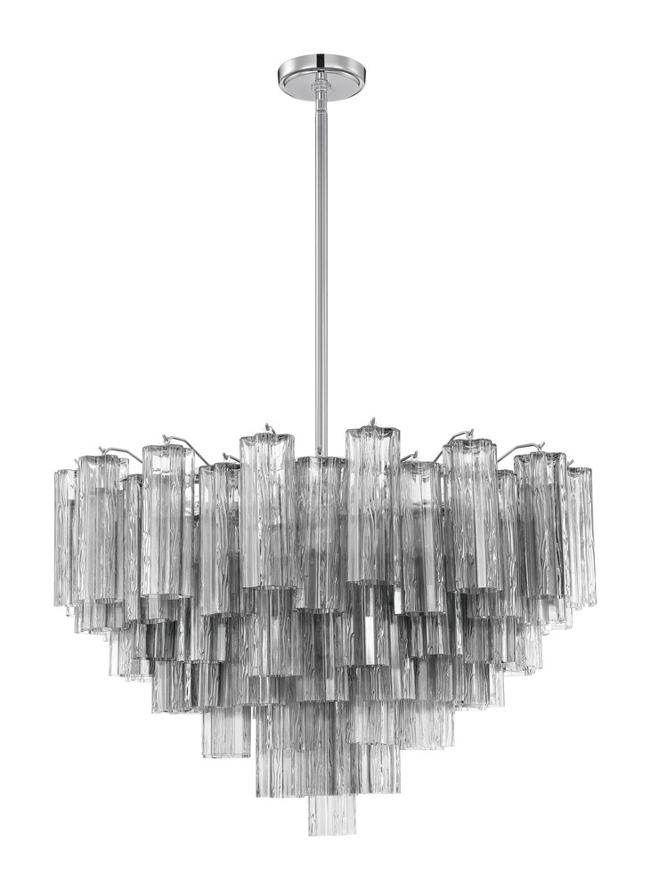 Addis 16 Light Polished Chrome Chandelier