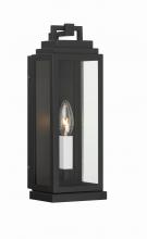 Crystorama ASP-8911-MK - Aspen 1 Light Matte Black Outdoor Sconce