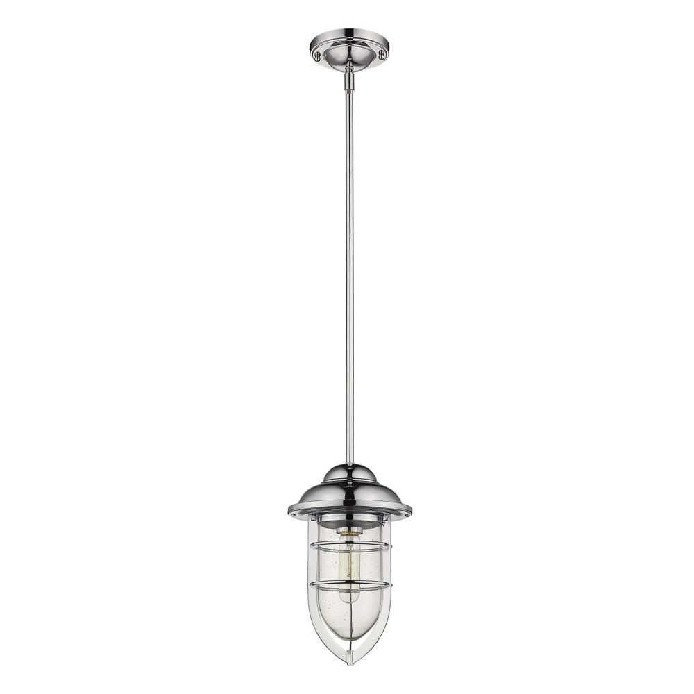 Dylan 1-Light Chrome Convertible Mini-Pendant