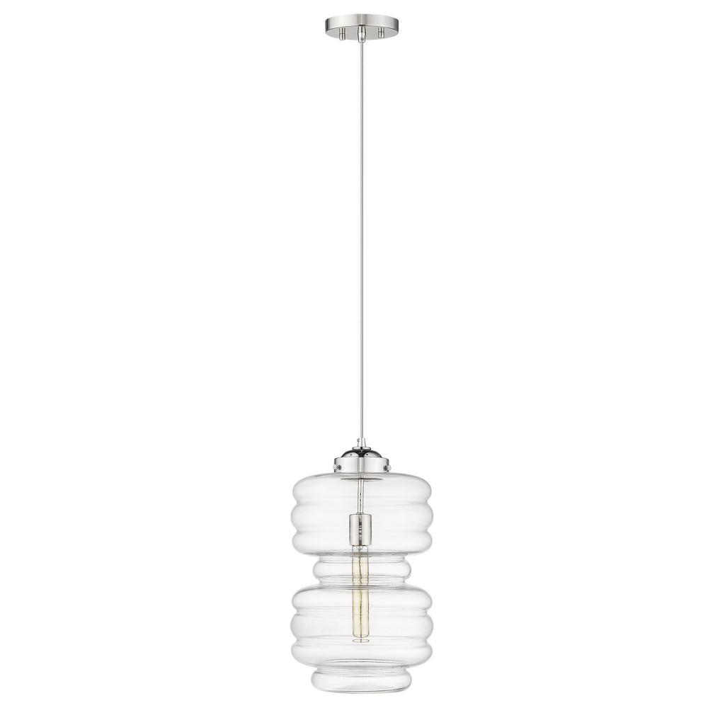 Ballina 1-Light Polished Nickel Mini-Pendant