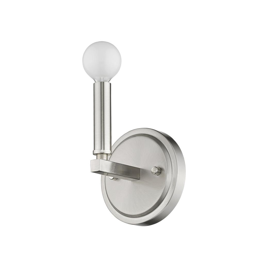 Sawyer 1-Light Satin Nickel Sconce