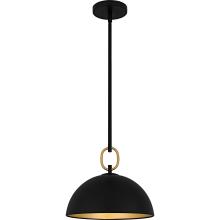 Quoizel CEO1812MBK - Cleo 1-Light Matte Black Pendant