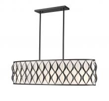 Z-Lite 1948-42L-MB - 10 Light Linear Chandelier