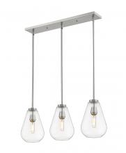 Z-Lite 488P8-3L-BN - 3 Light Linear Chandelier