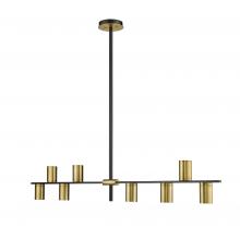 Z-Lite 814-8L-MB-OBR - 8 Light Linear Chandelier