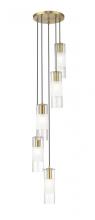 Z-Lite 824P-5R-MGLD - 5 Light Chandelier