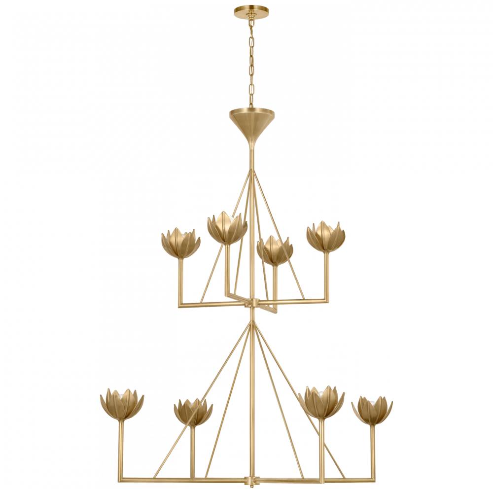 Alberto Large Two Tier Chandelier