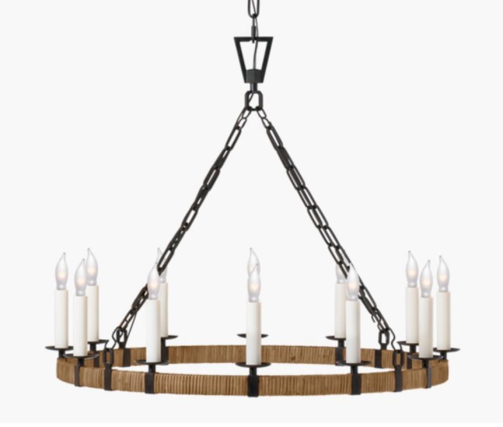 Darlana Medium Wrapped Ring Chandelier